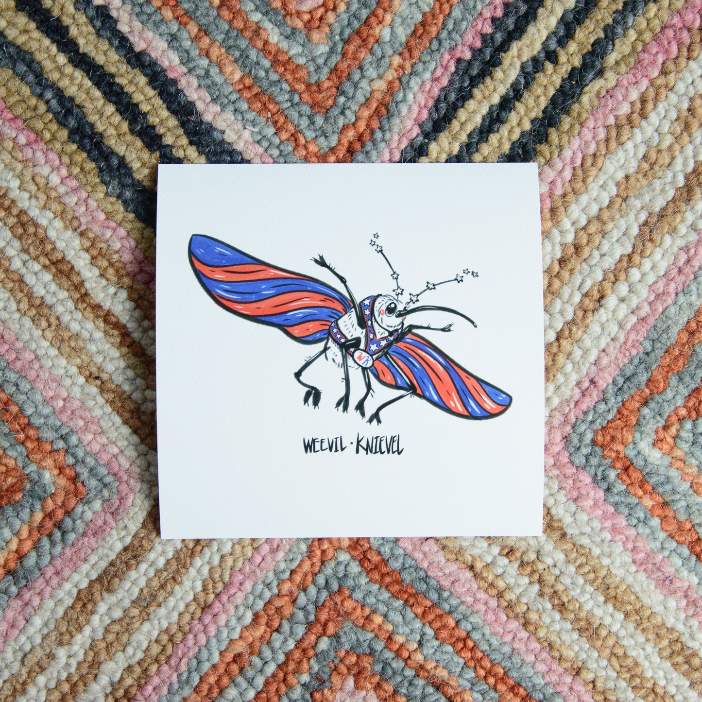 Weevil Knievel Print