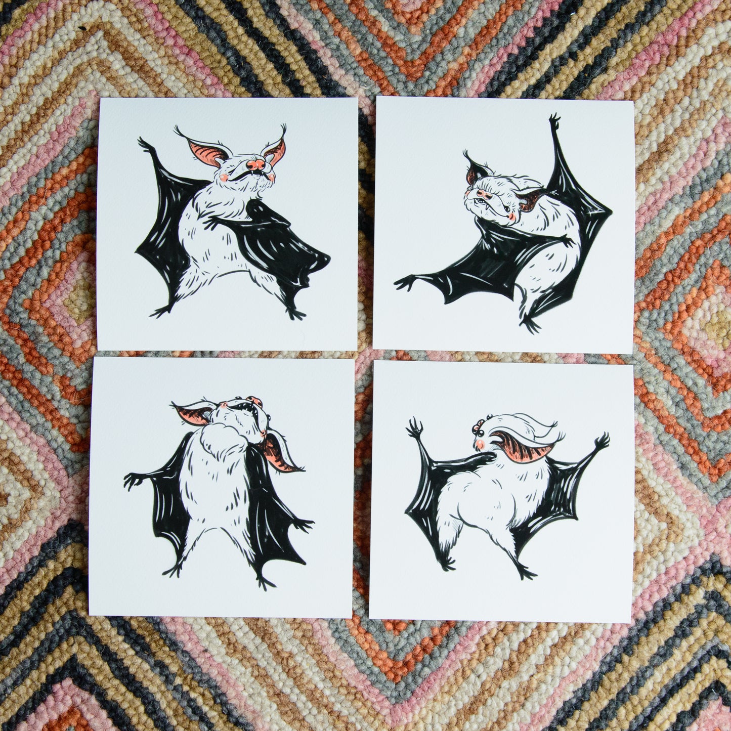 Dancing Bat Prints