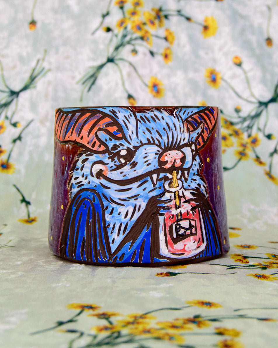 Blood Bag Bat Mug