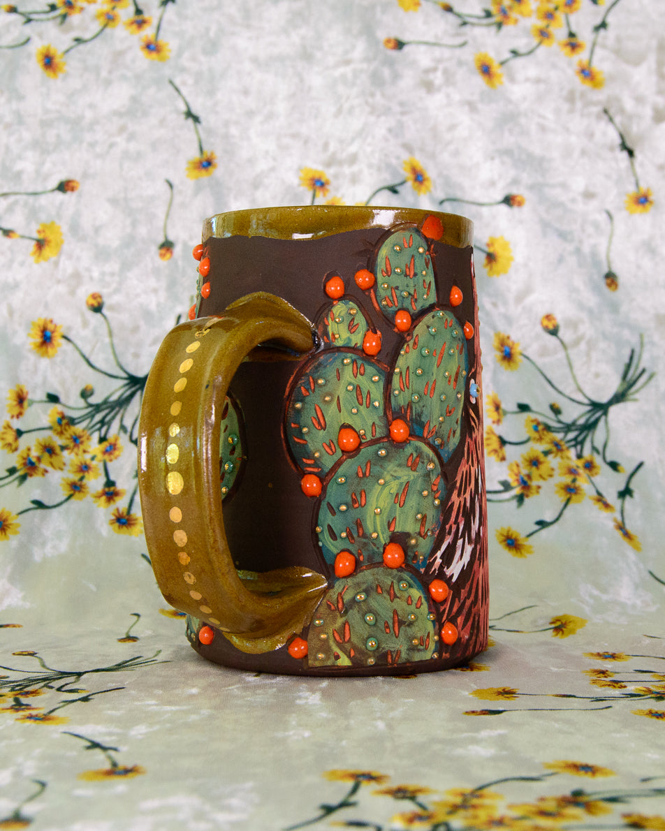 Coyotes in the Cacti Mug