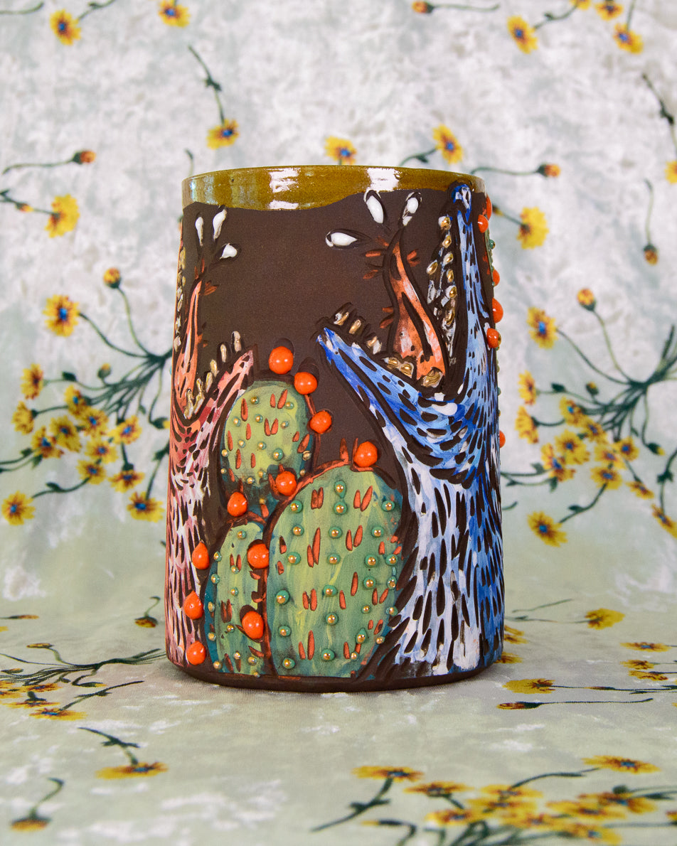Coyotes in the Cacti Mug