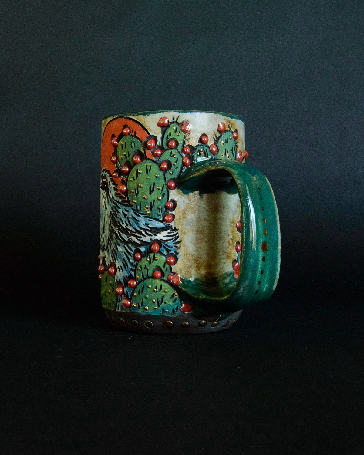 Cacti Coyote Mug