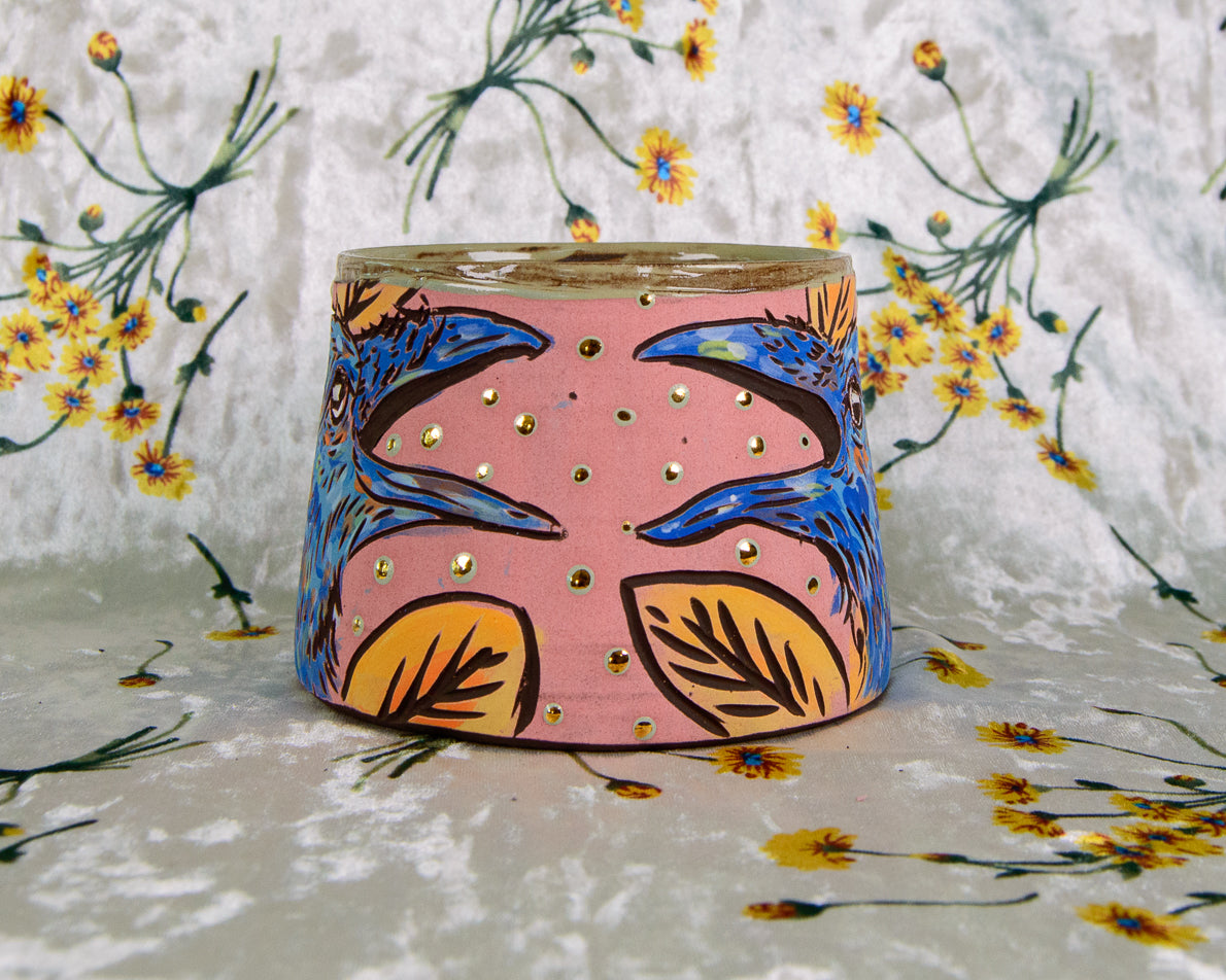 Pink Crow Mug - Discounted