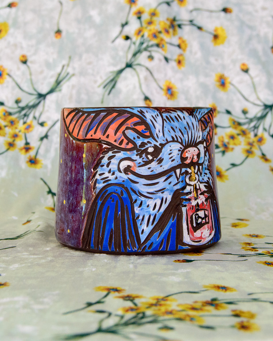 Blood Bag Bat Mug