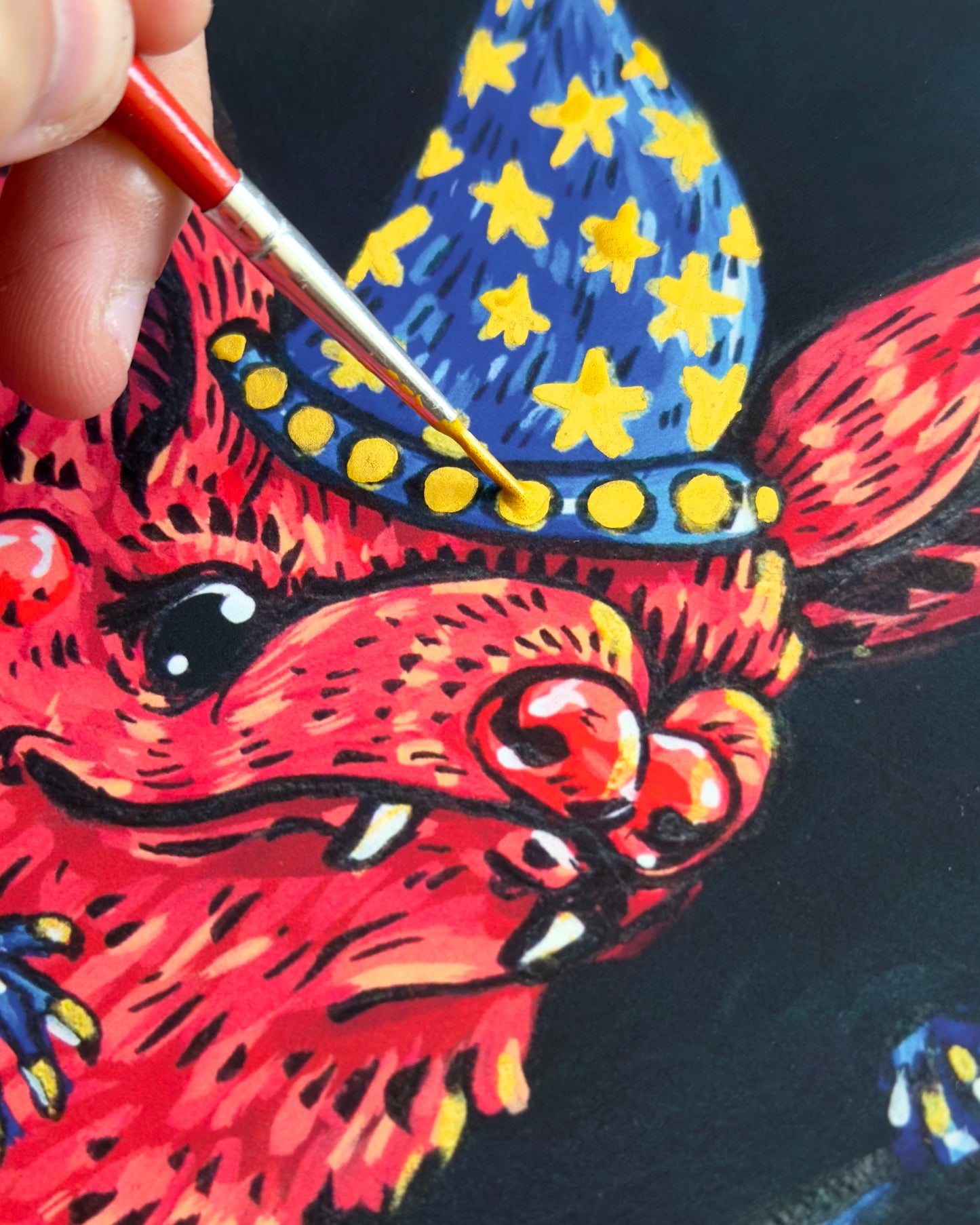 Wizard Bat Archival Print, 6x9"