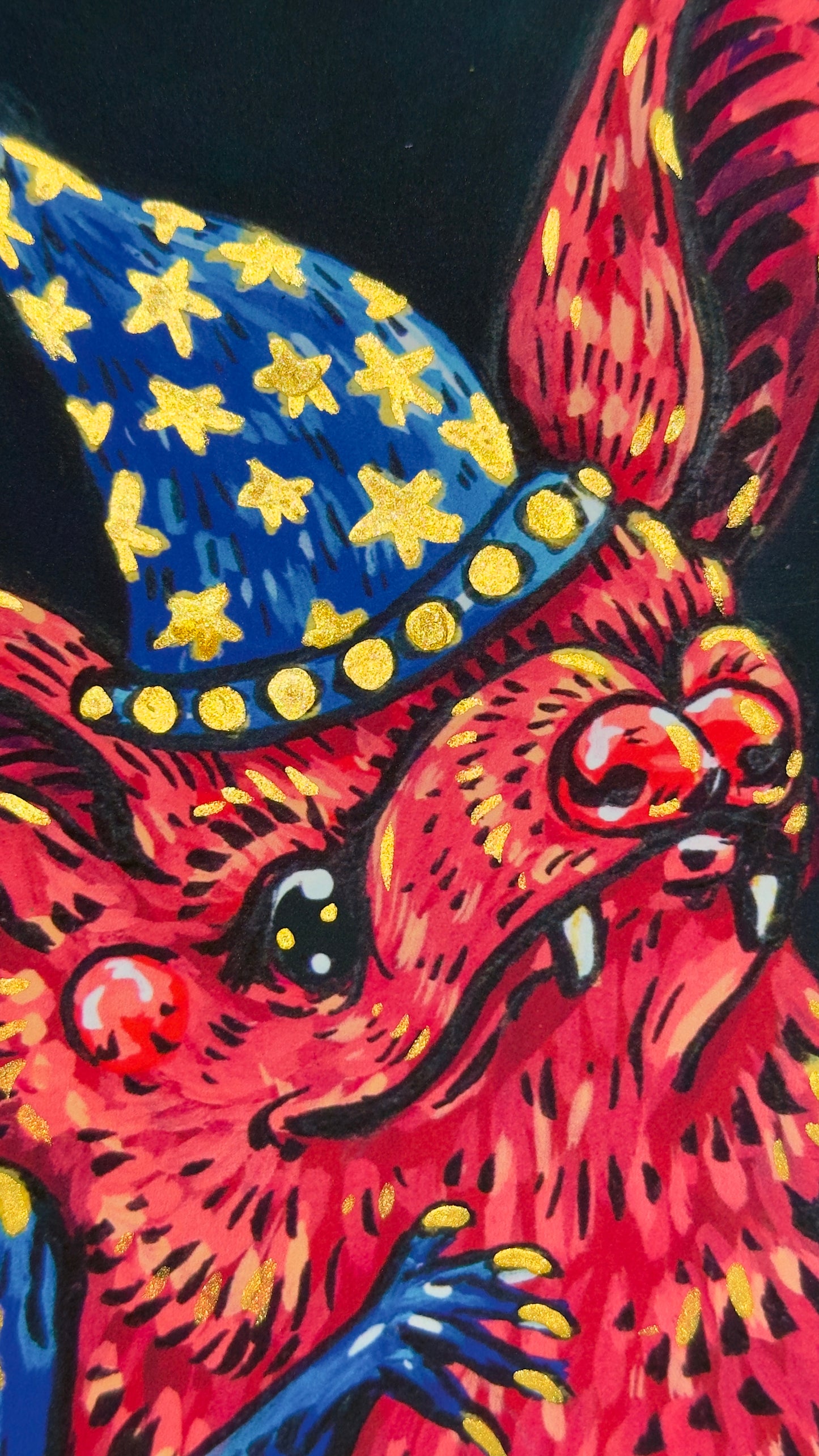 Wizard Bat Archival Print, 6x9"