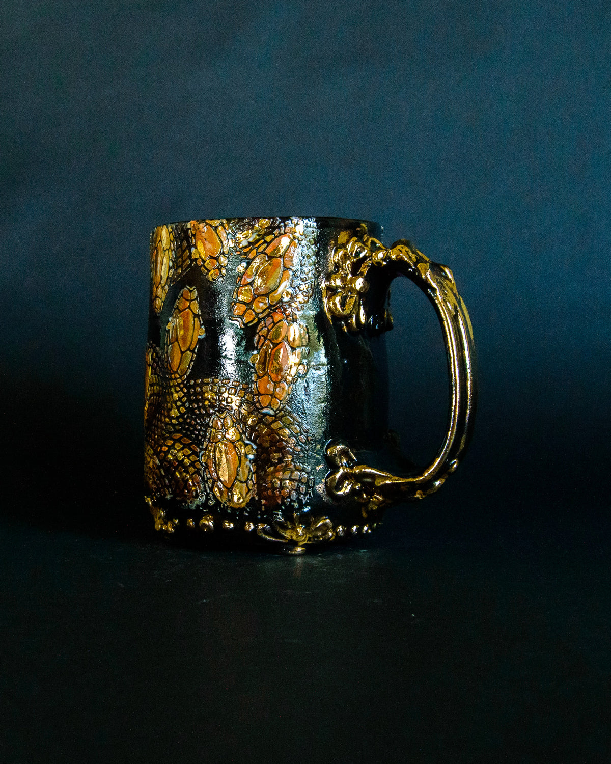 Snake Tangle Mug - Spicy Orange