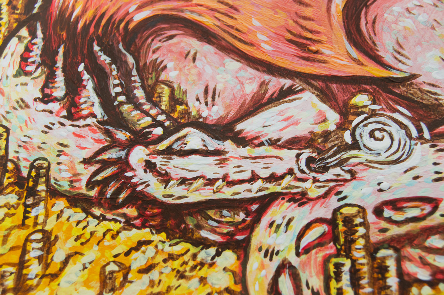 Sleeping Dragon Original Painting