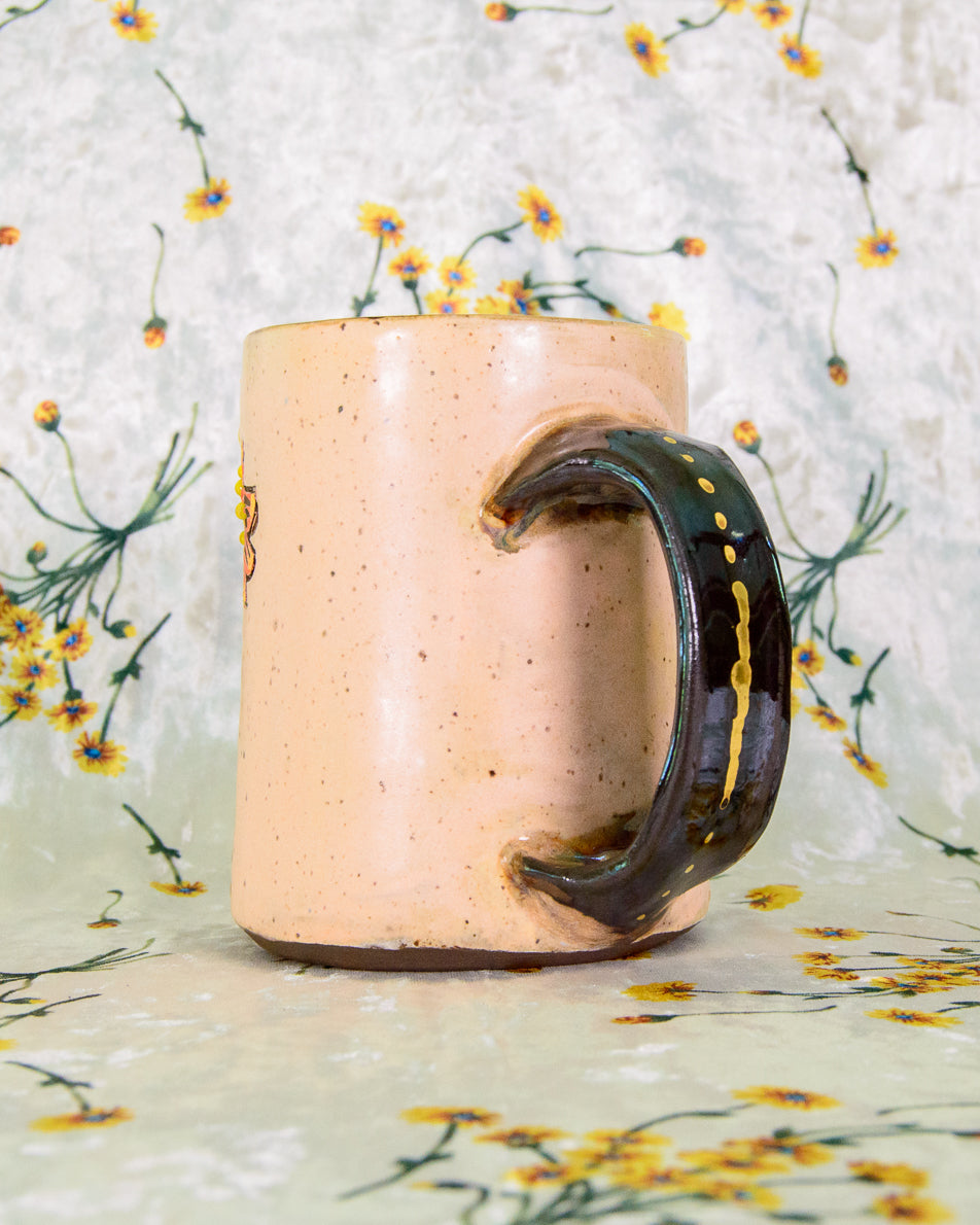 Flower Hat Frog Mug
