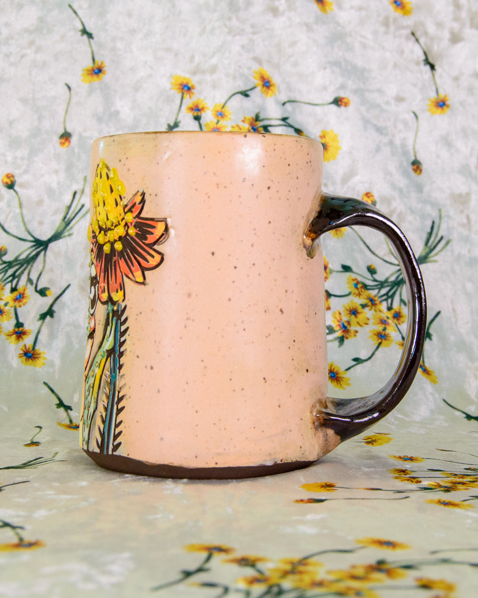 Flower Hat Frog Mug