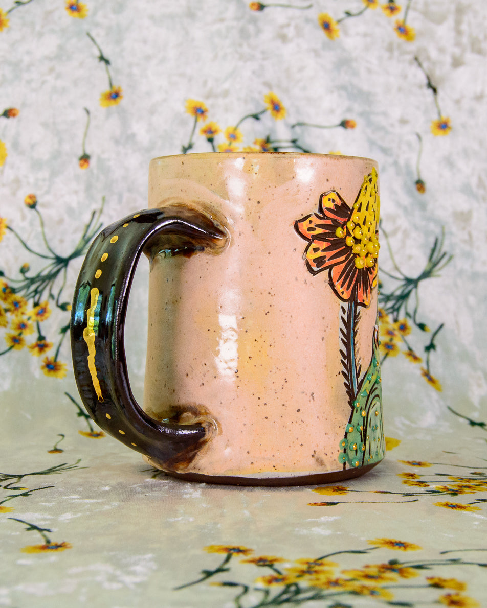 Flower Hat Frog Mug