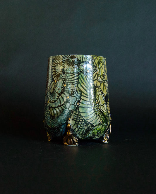 Rainbow Snake Tangle Mug
