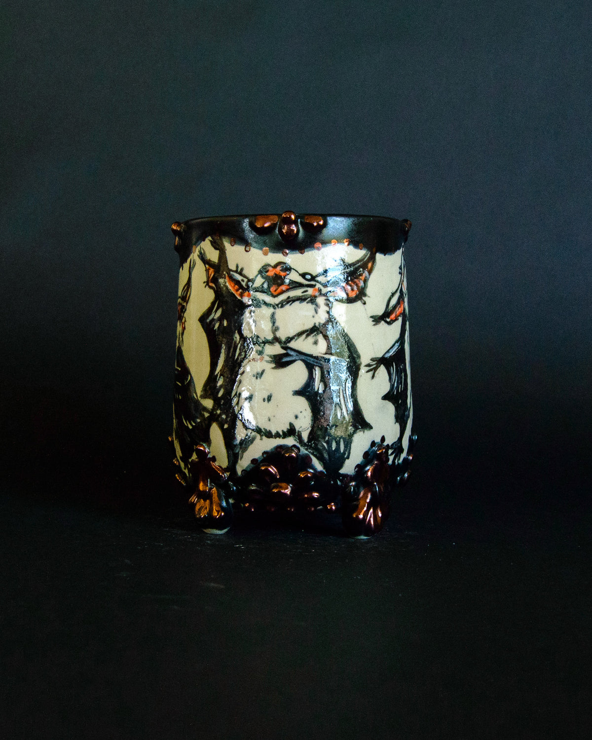 2 Dancing Bat Cups