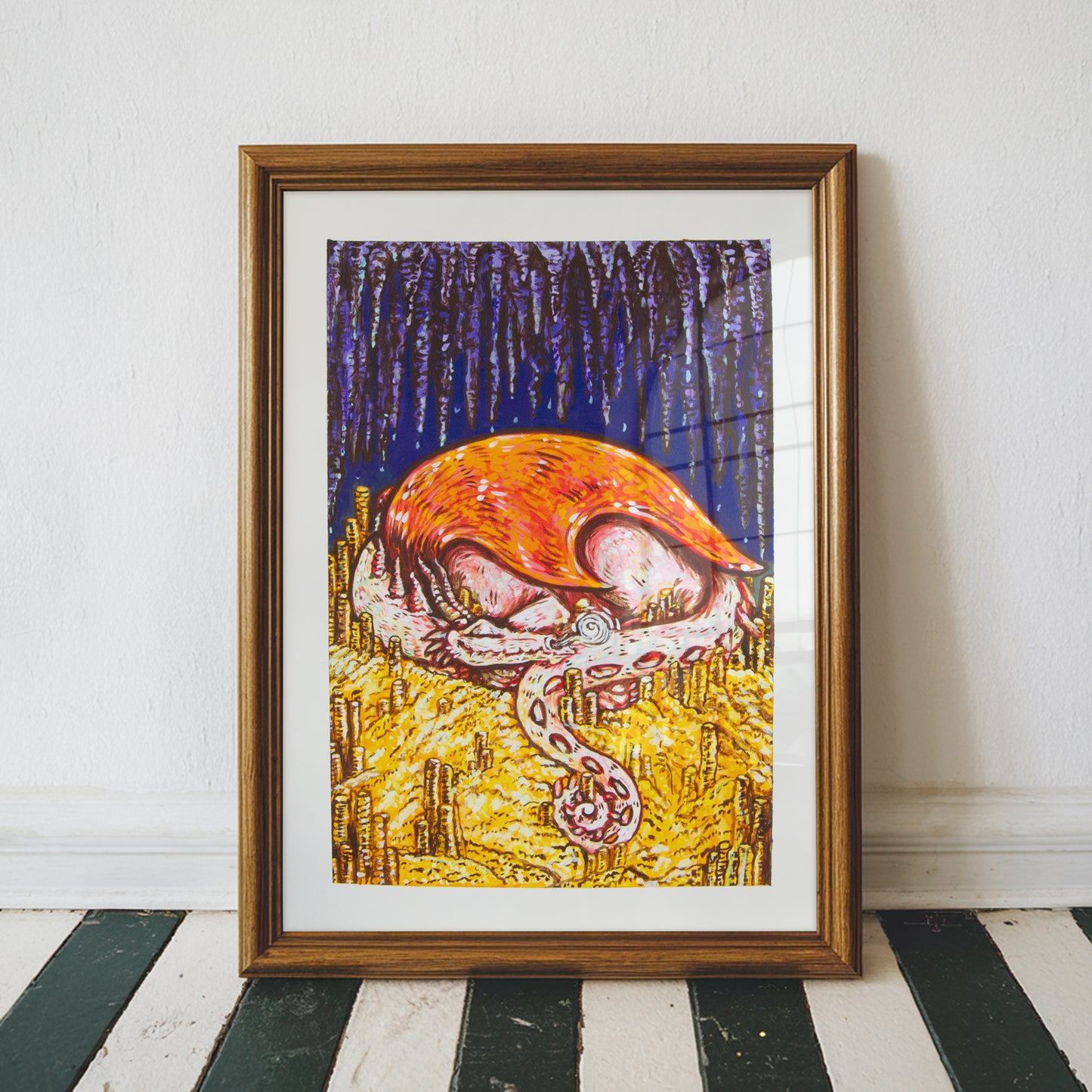 Sleeping Dragon Original Painting