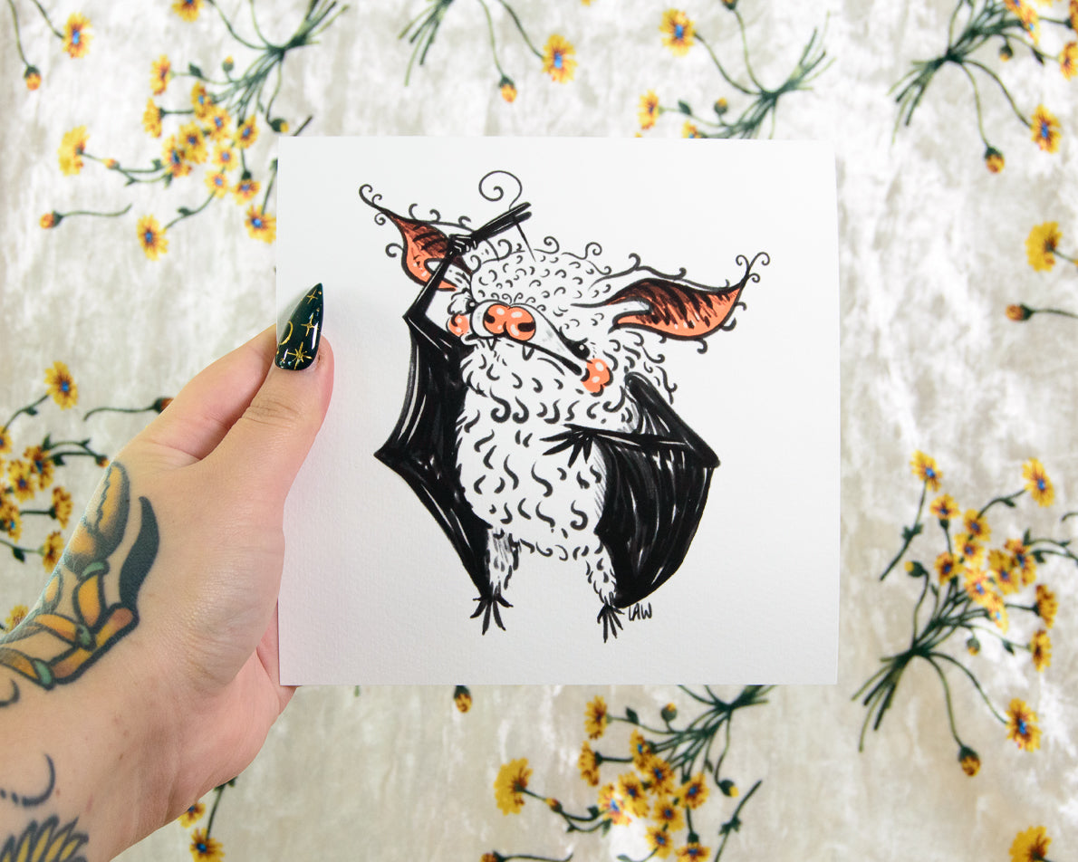 Bat Illustration Prints