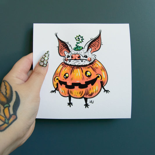 Bat Illustration Prints