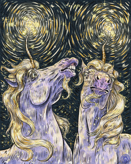 Rude Unicorns Print, 8.5X11"