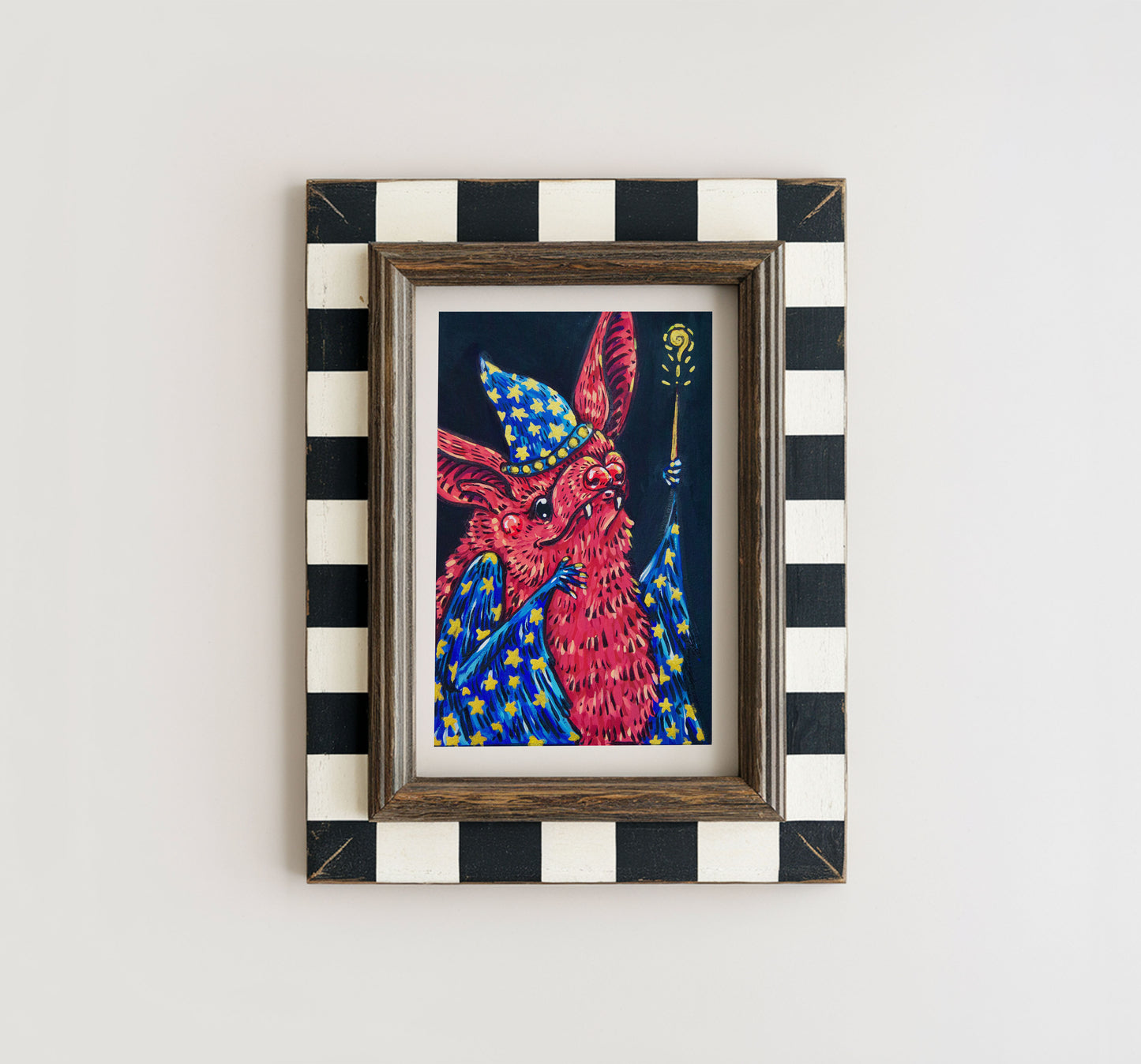 Wizard Bat Archival Print, 6x9"