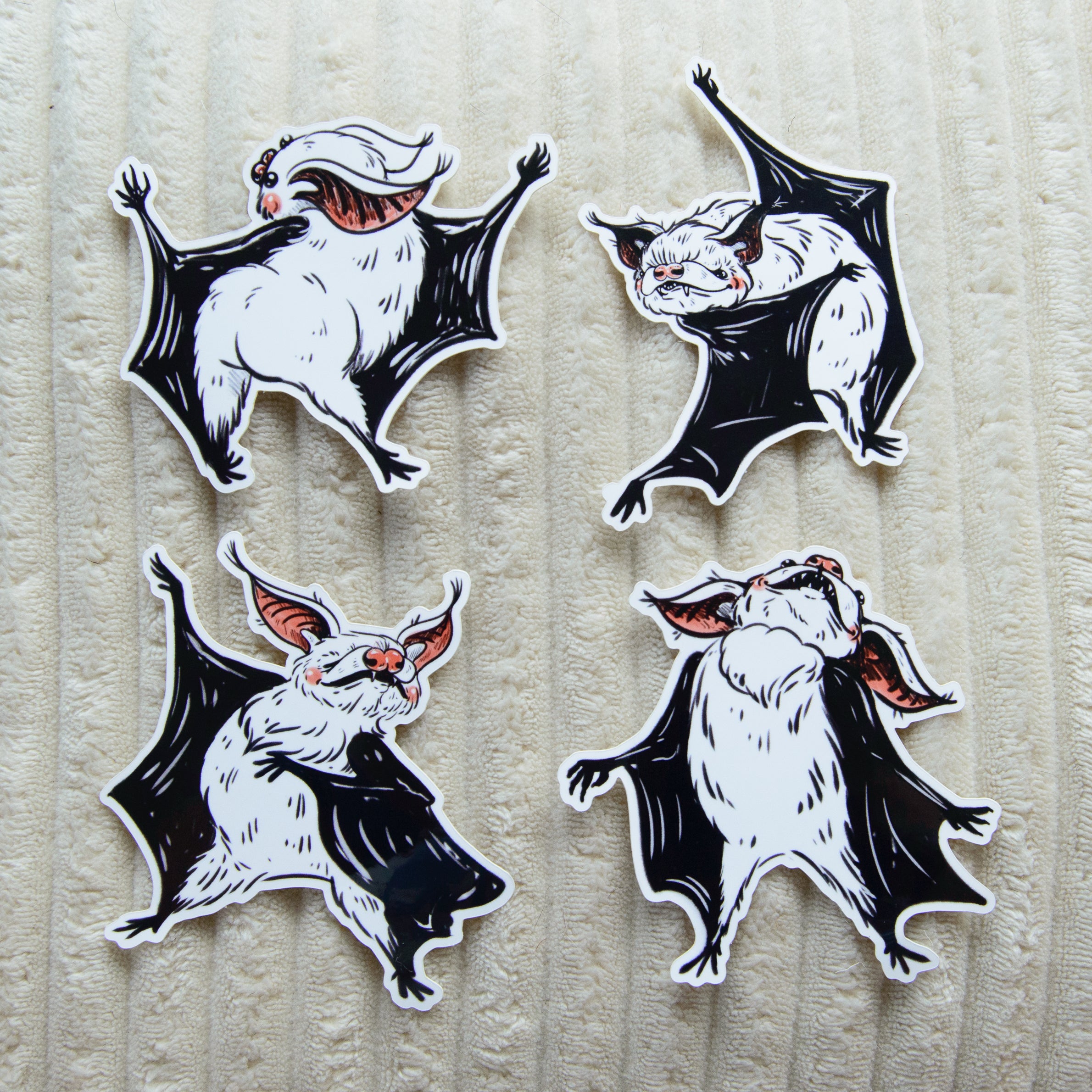 Textile Sticker Bat Che Bat Stickers – Lawful Studios