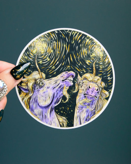 Rude Unicorns Sticker