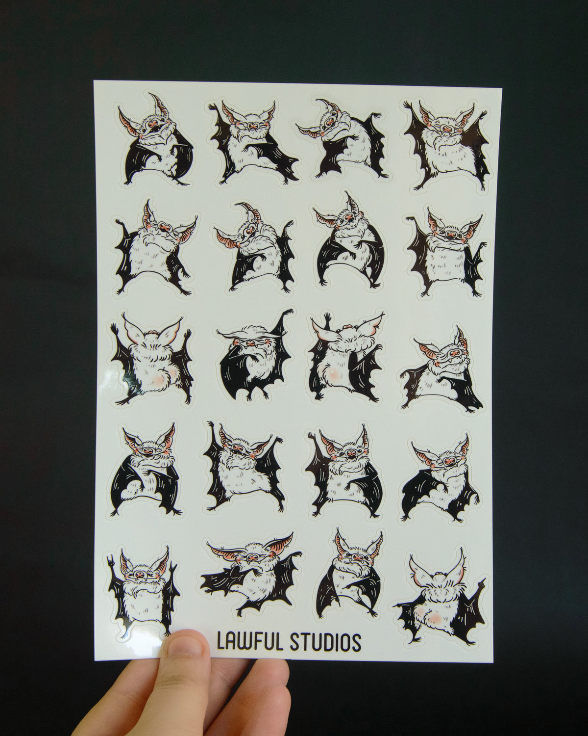 Dancing Bat Stickers