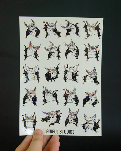 Dancing Bat Stickers