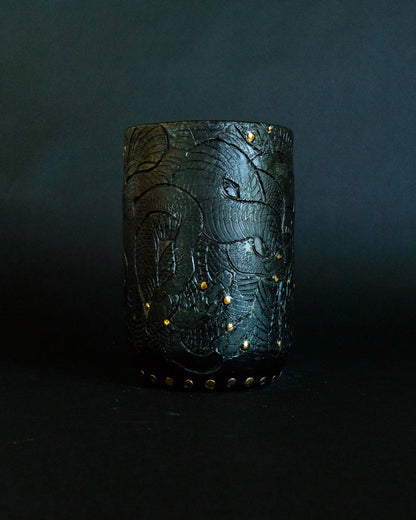 Snake Tangle Mug - Satin Black