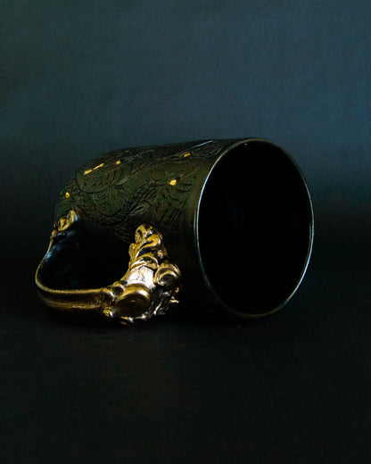 Snake Tangle Mug - Satin Black