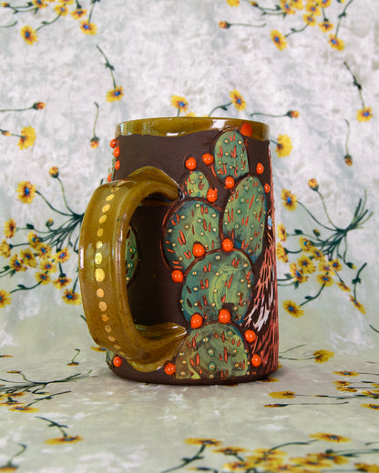 Coyotes in the Cacti Mug