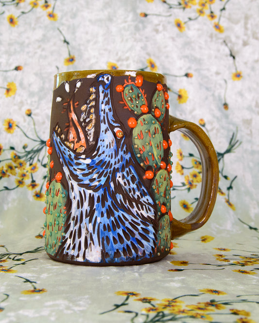 Coyotes in the Cacti Mug