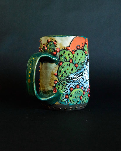 Cacti Coyote Mug