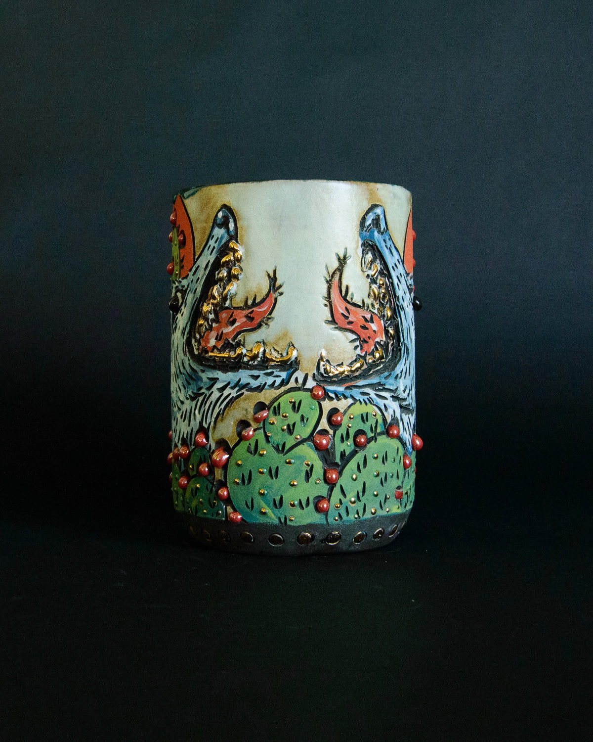 Cacti Coyote Mug