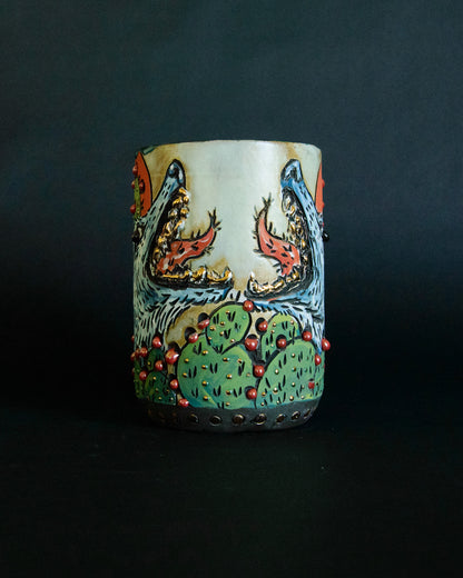 Cacti Coyote Mug