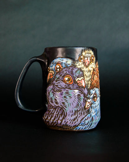 Pigeon Pile Mugs