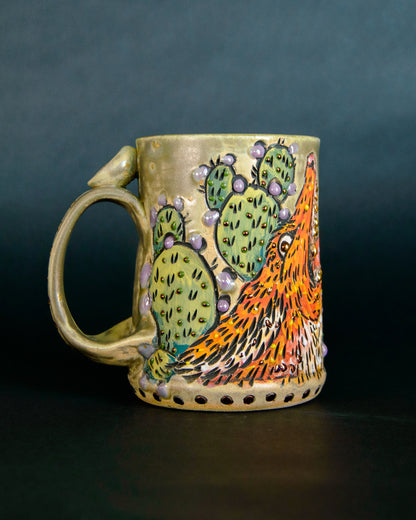 Coyotes in the Cacti Mug