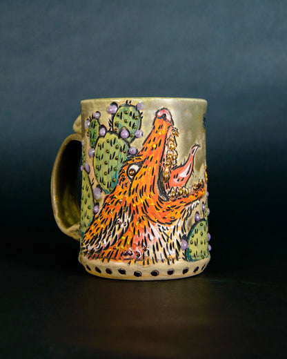 Coyotes in the Cacti Mug