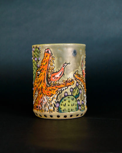 Coyotes in the Cacti Mug