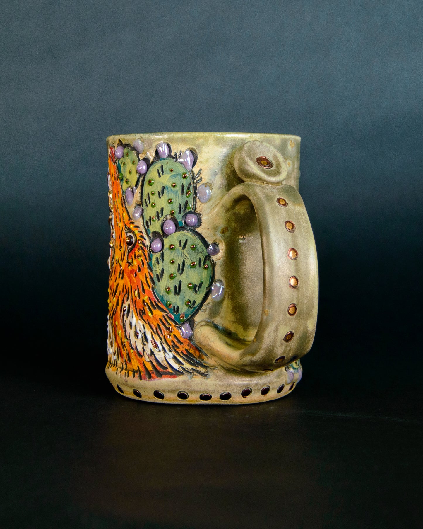 Coyotes in the Cacti Mug