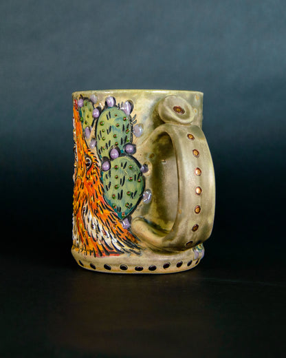 Coyotes in the Cacti Mug