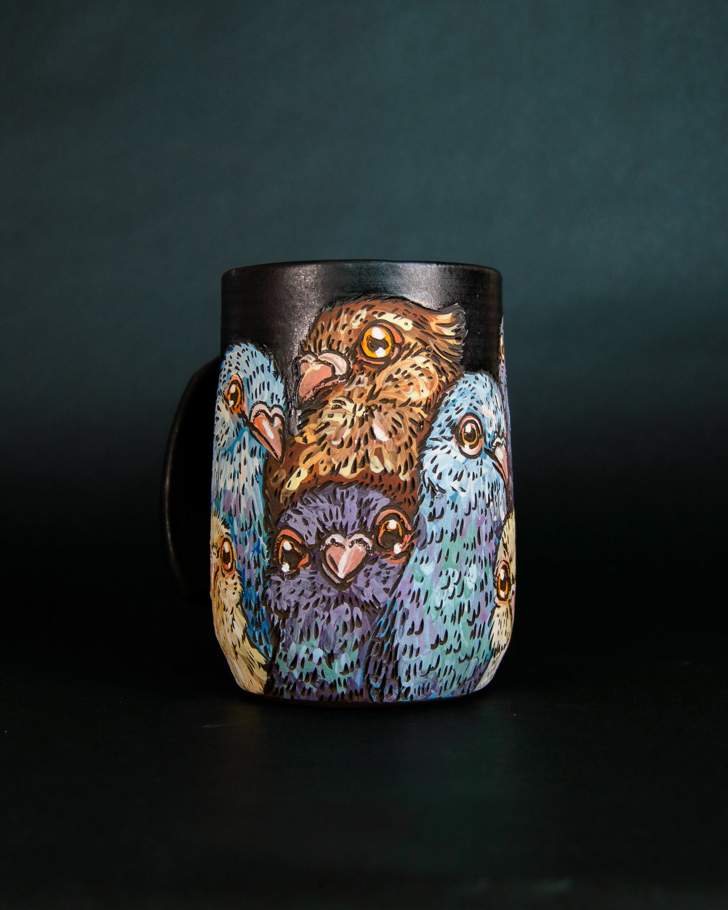 Pigeon Pile Mugs