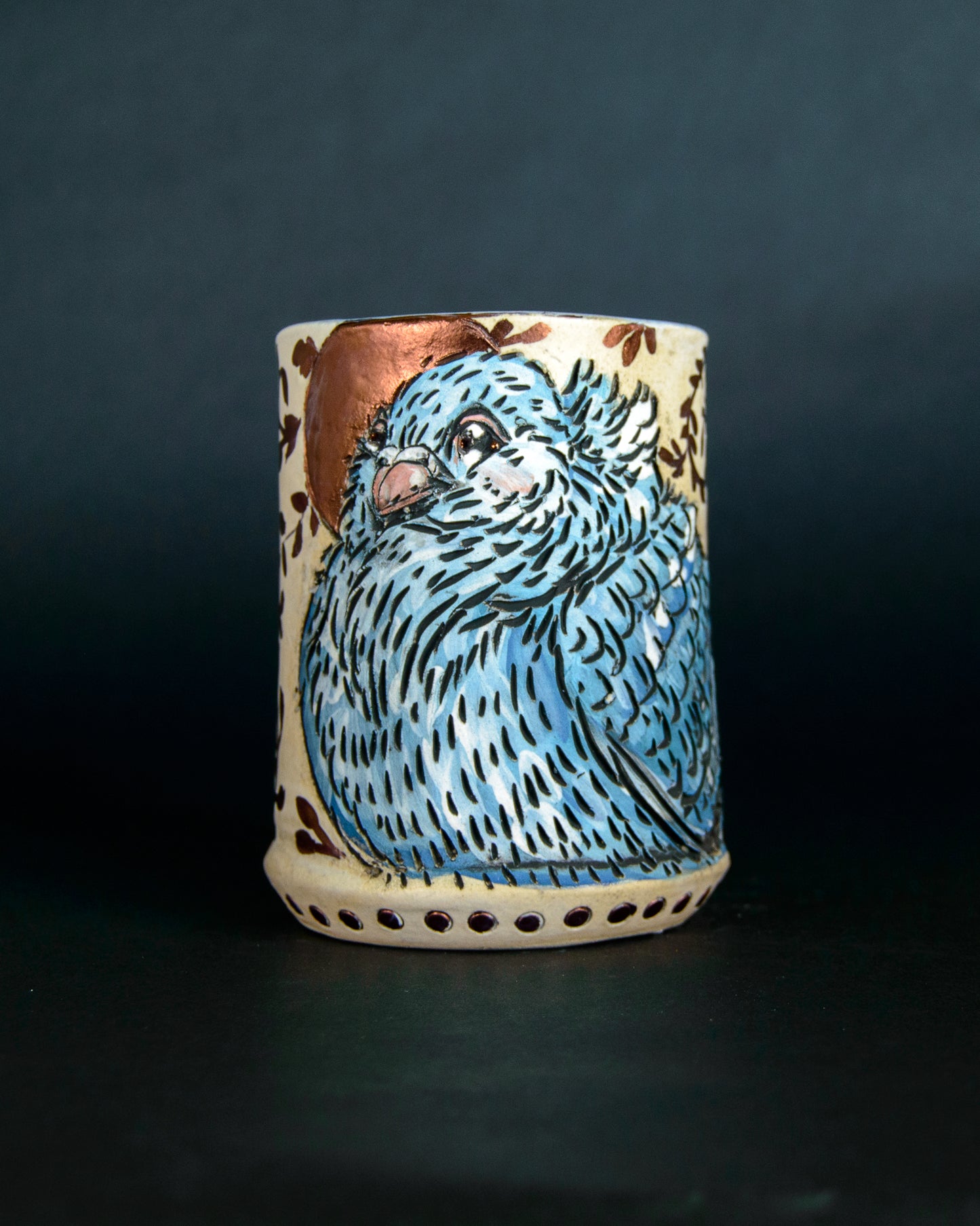 White Pigeon Mug