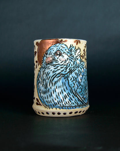 White Pigeon Mug