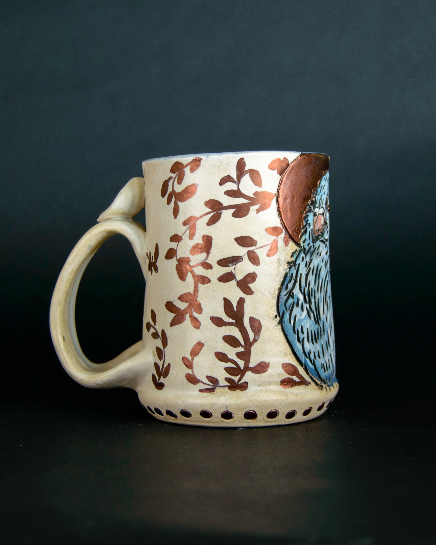 White Pigeon Mug