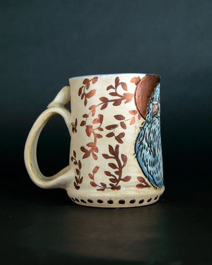White Pigeon Mug