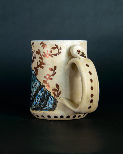 White Pigeon Mug
