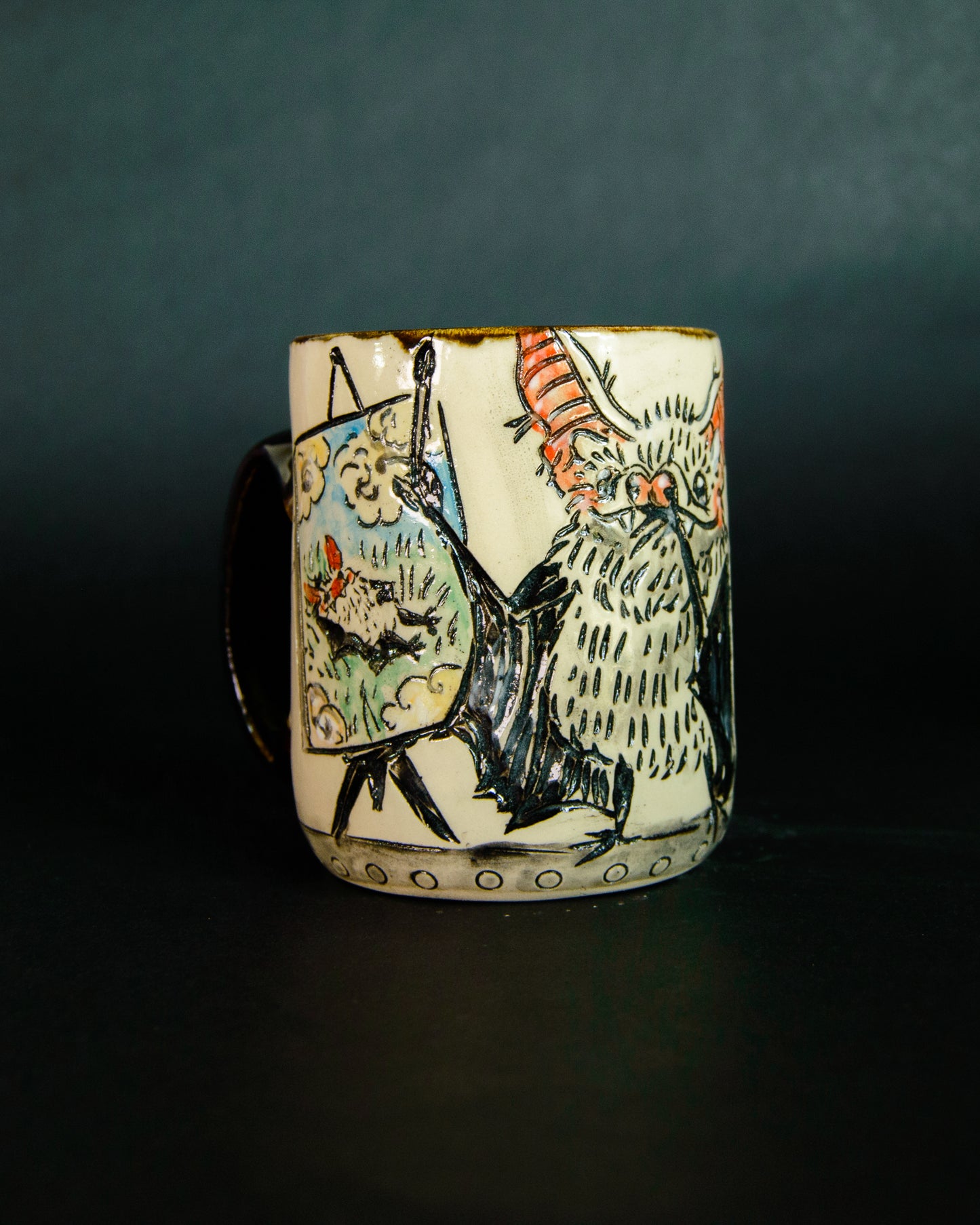 Artsy Bat Mug