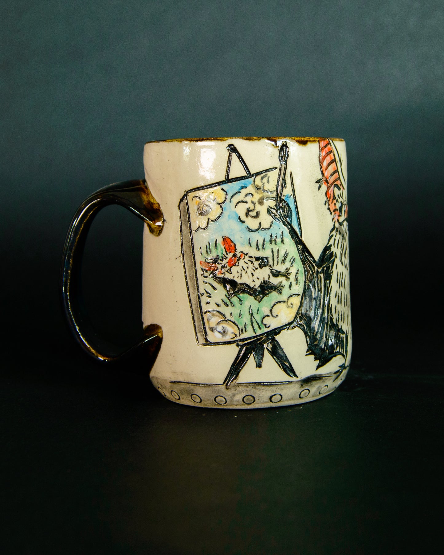 Artsy Bat Mug