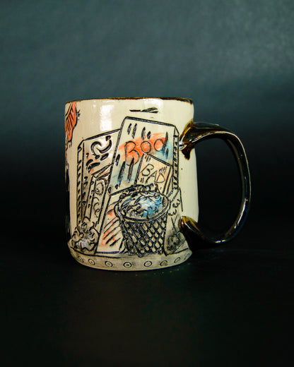 Artsy Bat Mug