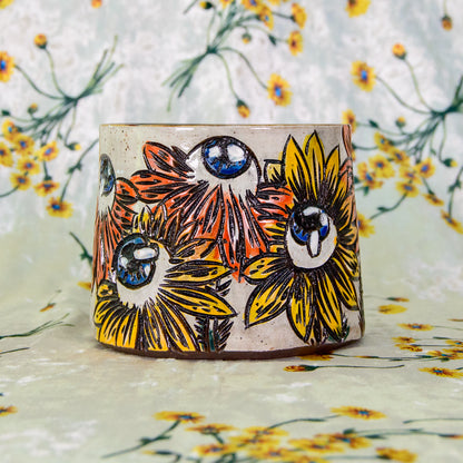 Looky Loo Flower Mug (No Luster)