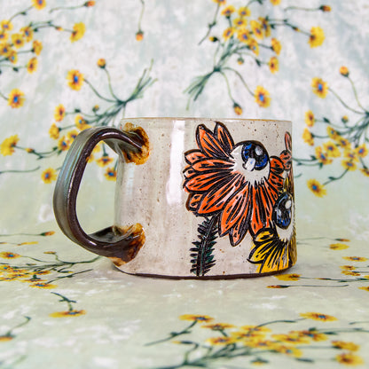 Looky Loo Flower Mug (No Luster)